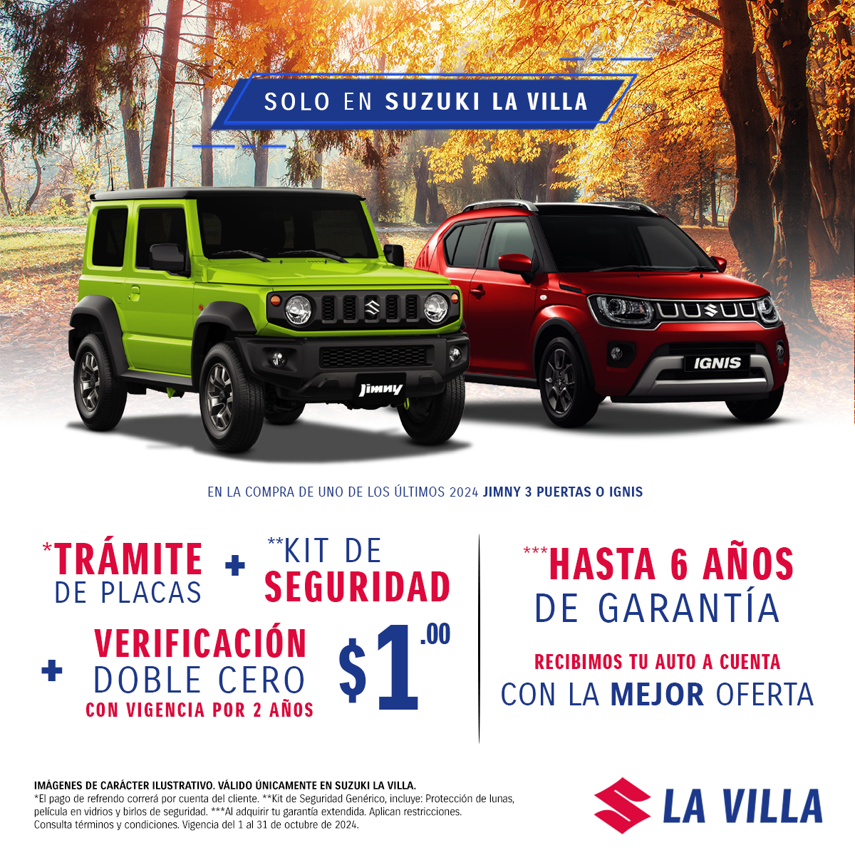 Promociones suzuki la villa