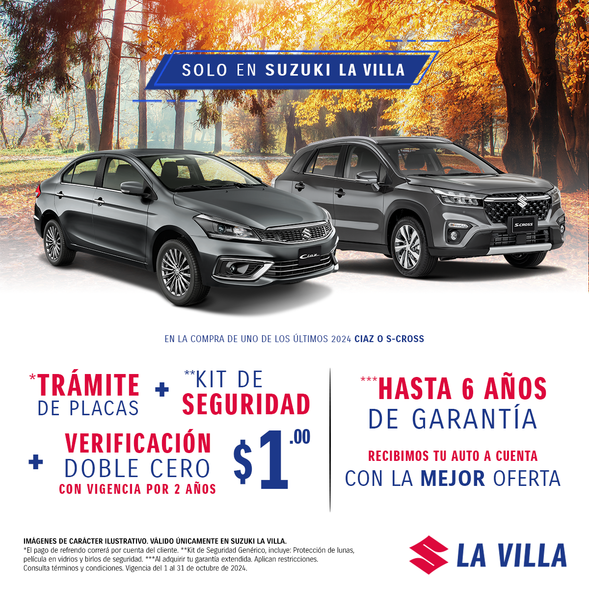 Promociones suzuki la villa