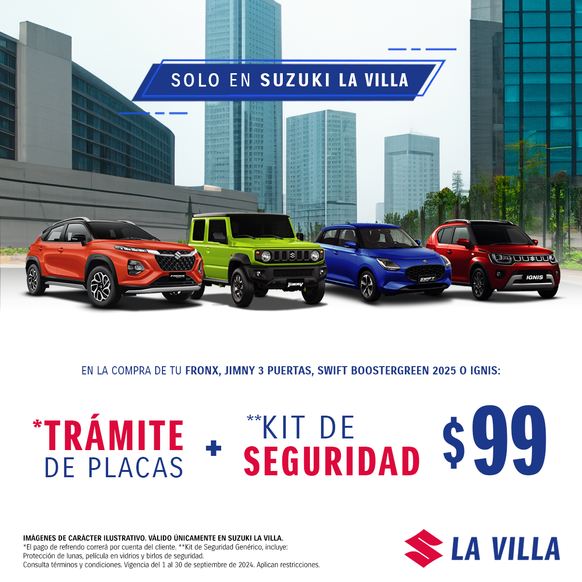 Promociones suzuki la villa